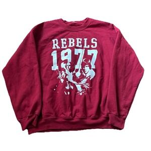 Star Wars Graphic Print Crew‎ Neck Sweater Red Men's Size Large